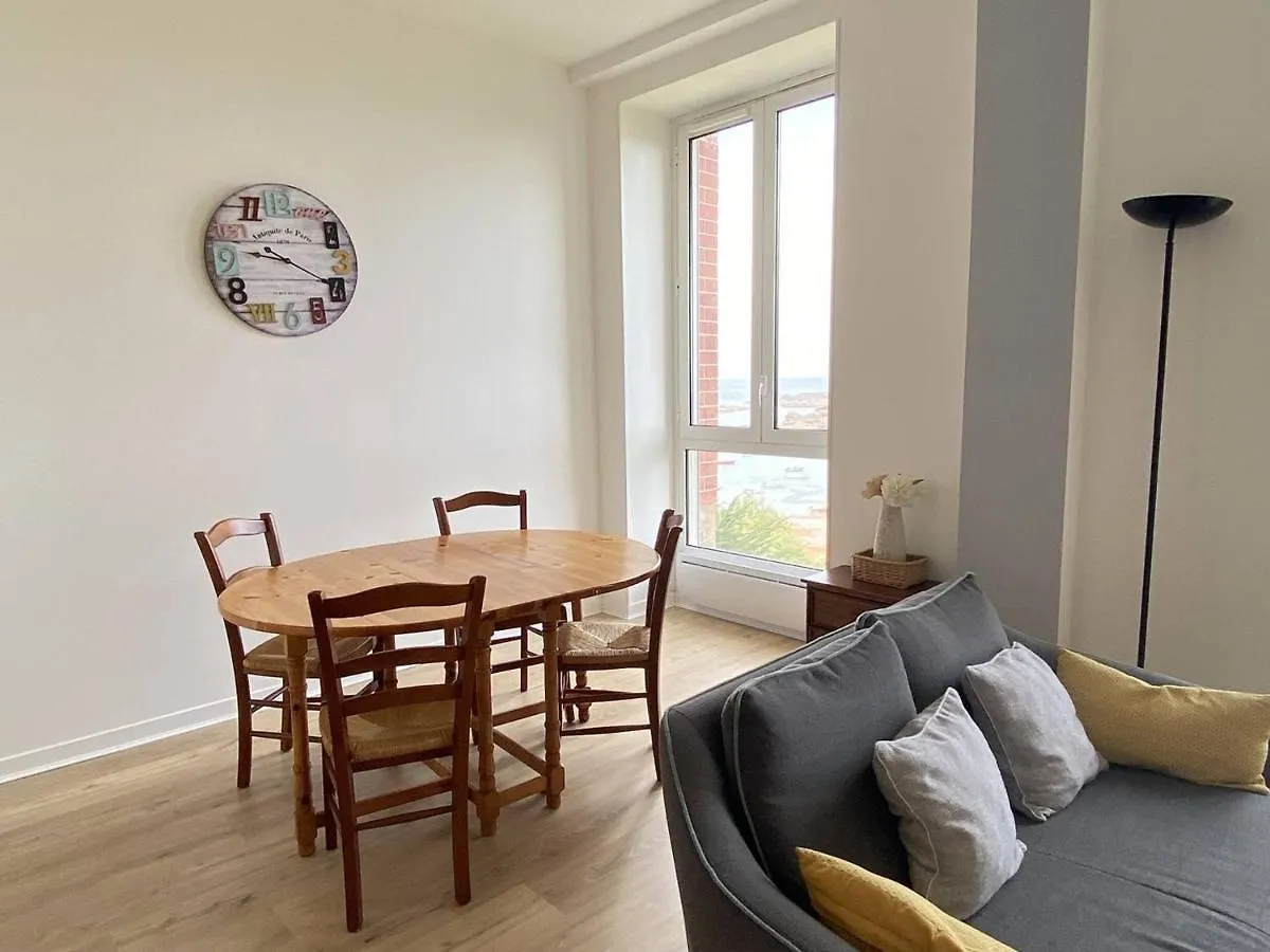 公寓 Appartement 2Ch, Vue Mer, Plage A 200M, Parking, Tregastel - Fr-1-368-131