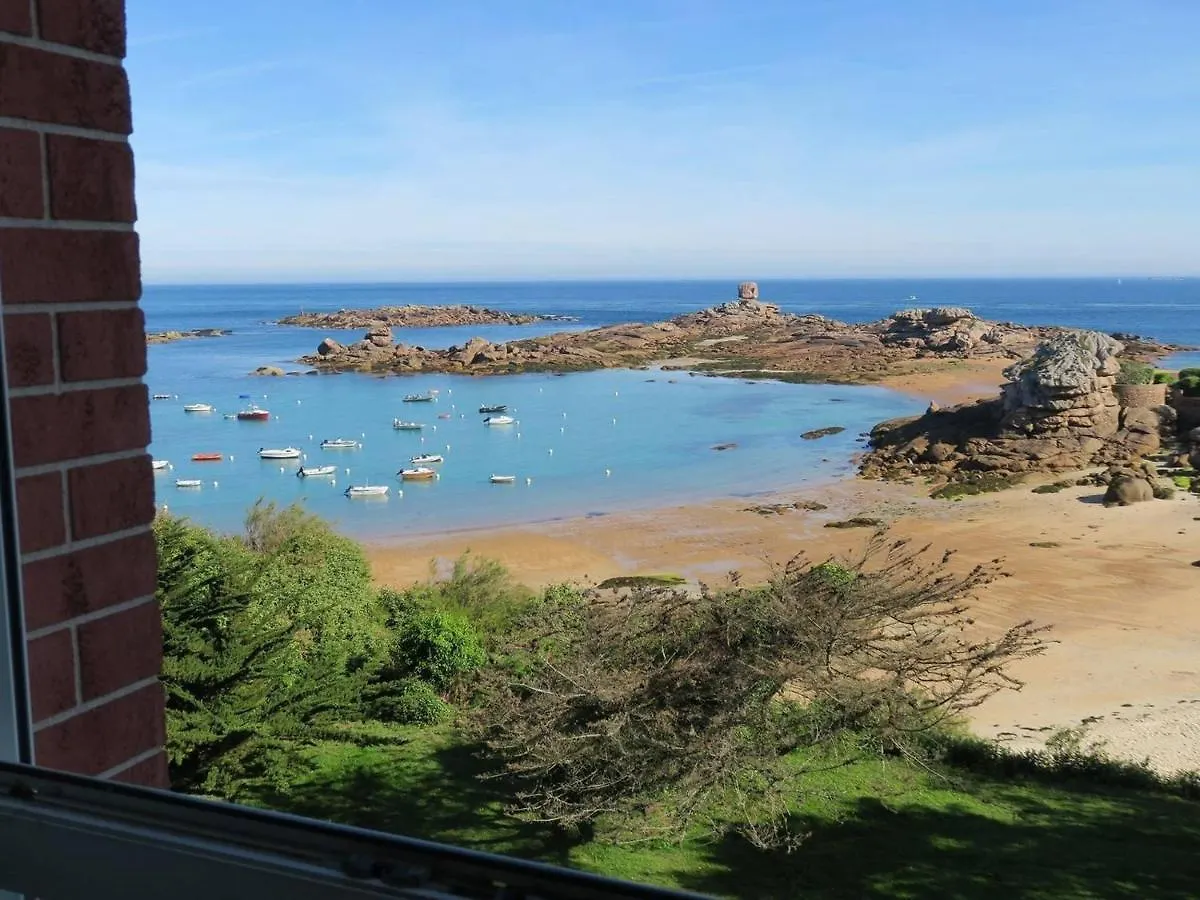 Appartement 2Ch, Vue Mer, Plage A 200M, Parking, Tregastel - Fr-1-368-131 0*,  法国